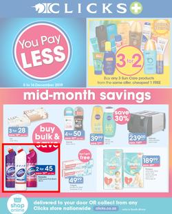 Clicks : You Pay Less (5 Dec - 16 Dec 2019), page 1
