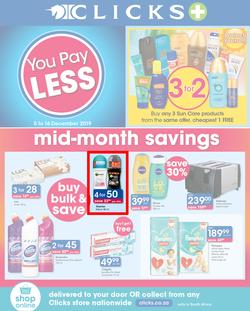 Clicks : You Pay Less (5 Dec - 16 Dec 2019), page 1