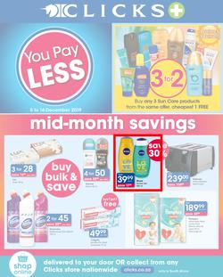Clicks : You Pay Less (5 Dec - 16 Dec 2019), page 1