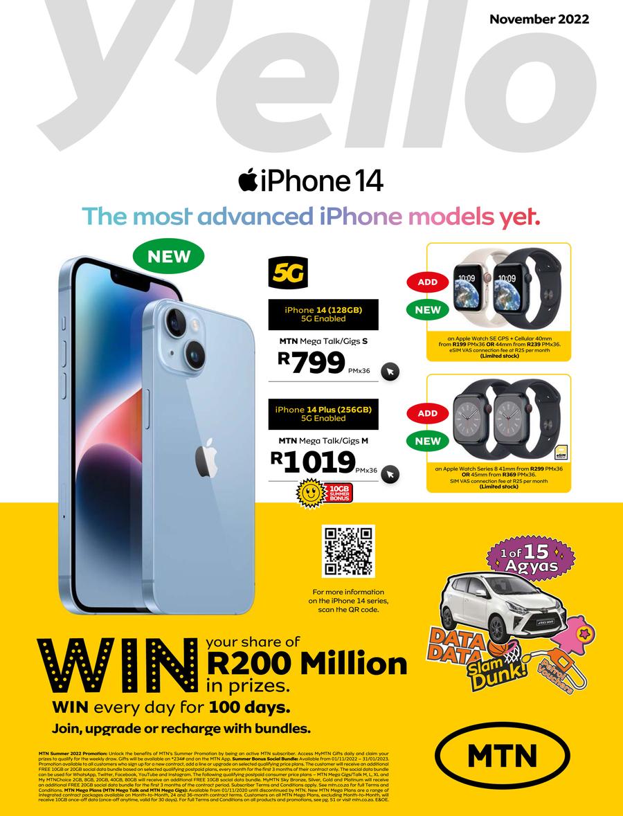 mtn deals iphone 14