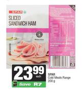 Spar Cold Meats Range-200g Each
