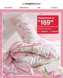 Mr Price Home : Stay Magical (Request Valid Dates From Retailer)
