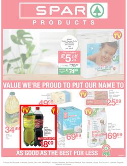 SPAR Eastern Cape : Value We're Proud To Put Our Name On (22 Oct - 3 Nov 2019). Only Available at Selected Stores in the Eastern Cape. Excluding Mthatha, page 1