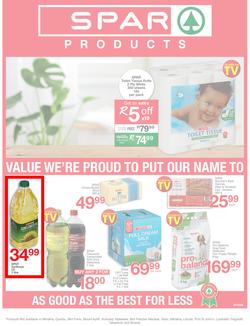 SPAR Eastern Cape : Value We're Proud To Put Our Name On (22 Oct - 3 Nov 2019). Only Available at Selected Stores in the Eastern Cape. Excluding Mthatha, page 1