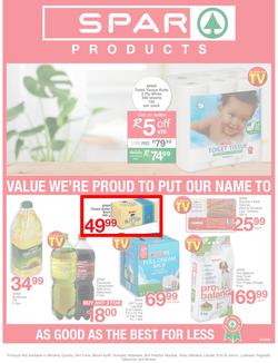SPAR Eastern Cape : Value We're Proud To Put Our Name On (22 Oct - 3 Nov 2019). Only Available at Selected Stores in the Eastern Cape. Excluding Mthatha, page 1