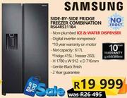 Samsung Side By Side Fridge/Freezer Combination RS64R5311B4
