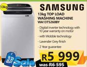 Samsung 13Kg Top Load Washing Machine WA13T5260BY