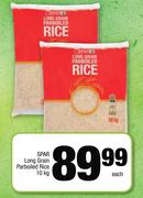 Spar Long Grain Parboiled Rice-10Kg Each