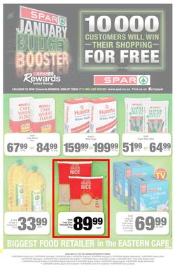SUPER SPAR - EASTERN CAPE : January Budget Booster (21 Jan - 2 Feb 2020) , page 1