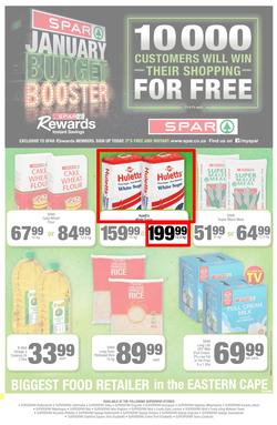 SUPER SPAR - EASTERN CAPE : January Budget Booster (21 Jan - 2 Feb 2020) , page 1