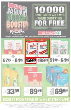 SUPER SPAR - EASTERN CAPE : January Budget Booster (21 Jan - 2 Feb 2020) , page 1