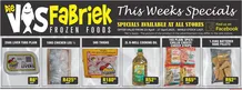 Die Visfabriek : Specials (23 April - 27 April 2025)