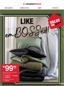 Mr Price Home : Like Embossed! (Request Valid Dates From Retailer)