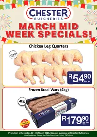 Chester Butcheries : Specials (02 March - 05 March 2026)