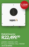 Supasol Hybrid Inverter SE-H-6K 48VDC