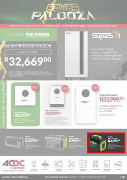 ACDC Express : Power Palooza (14 August - 14 September 2024), page 1