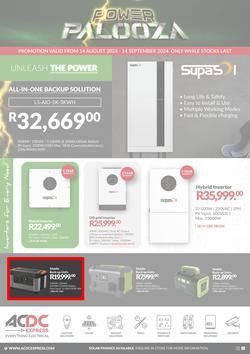 ACDC Express : Power Palooza (14 August - 14 September 2024), page 1