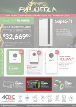 ACDC Express : Power Palooza (14 August - 14 September 2024), page 1