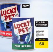 Lucky Pet Cat Food (Pure Herring Or Pure Pilchards)-For Any 2 x 400g