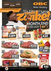 OBC Better Butchery : Month End February Fav's (25 February - 06 March 2025)