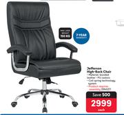 Jefferson High Back Chair