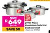 Hart J7 10 Piece Aluminium Solid Lid Cookware Set 511750