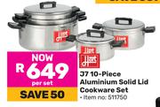 Hart J7 10 Piece Aluminium Solid Lid Cookware Set 511750