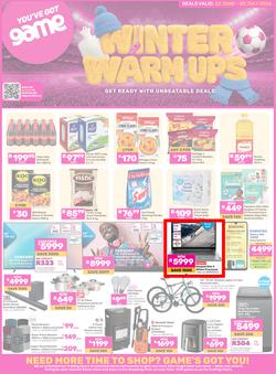 Game : Winter Warm Ups (23 June - 20 July 2026), page 1