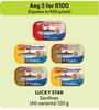 Lucky Star Sardines (All Variants)-For Any 5 x 120g