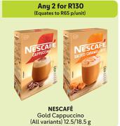 Nescafe Gold Cappuccino (All Variants)-For Any 2 x 12.5/18.5g