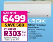 Logik 12000BTU Split Air Conditioner