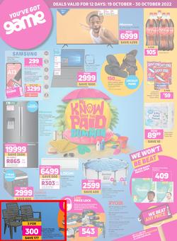 Game : We Know What You Paid Last Summer (19 October - 30 October 2022), page 1