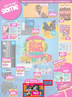 Game : We Know What You Paid Last Summer (19 October - 30 October 2022), page 1