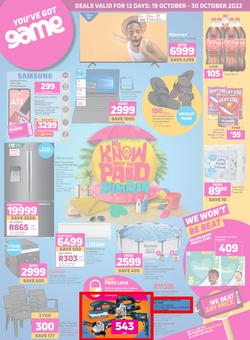Game : We Know What You Paid Last Summer (19 October - 30 October 2022), page 1