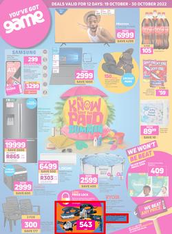 Game : We Know What You Paid Last Summer (19 October - 30 October 2022), page 1