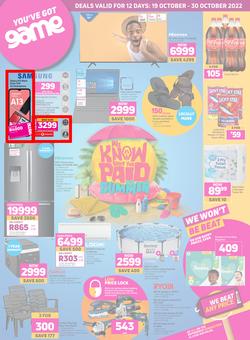 Game : We Know What You Paid Last Summer (19 October - 30 October 2022), page 1
