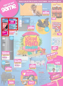 Game : We Know What You Paid Last Summer (19 October - 30 October 2022), page 1