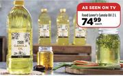 Food Lover's Canola Oil-2L Each