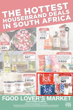 Food Lover's Market Eastern Cape : The Hottest Housebrand Deals In South Africa (24 October - 30 October 2022), page 1
