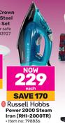 Russell Hobbs Power 2000 Steam Iron RHI-2000TR