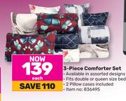 3 Piece Comforter Set-Each