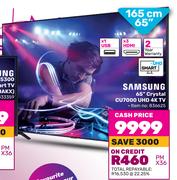 Samsung 65" (165cm) Crystal CU7000 UHD 4K TV