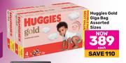 Huggies Gold Giga Bag Assorted Sizes-Each