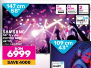 Samsung 58" (147cm) Crystal UHD 4K TV CU7000