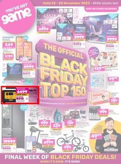 Game : Black Friday Top 150 (22 November - 28 November 2023), page 1