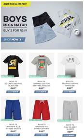 Totalsports : Kids Mix And Match (Request Valid Dates From Retailer)