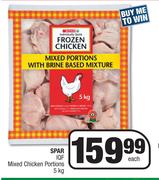 Spar IQF Mixed Chicken Portions-5Kg Each
