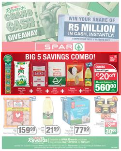 SPAR EASTERN CAPE (21 September - 3 October 2021) Valid In | Amahlathi, Bedford, Buffalo Flats, Cala, Centane, Hankey, Idutywa, Indwe, Kwa-Fetting, Komga, Lady Frere, Nemato, Ugie, Peddie, page 1
