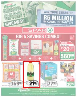 SPAR EASTERN CAPE (21 September - 3 October 2021) Valid In | Amahlathi, Bedford, Buffalo Flats, Cala, Centane, Hankey, Idutywa, Indwe, Kwa-Fetting, Komga, Lady Frere, Nemato, Ugie, Peddie, page 1