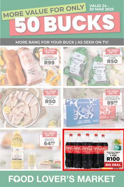 Food Lover's Market : More Value For Only 50 Bucks (24 March - 30 March 2025), page 1